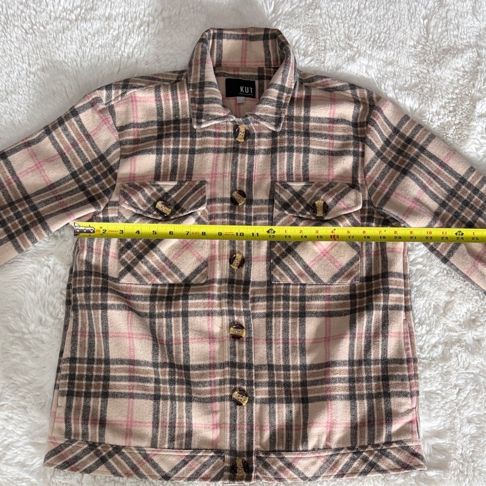 KUT From theKloth ,size XL,Plaid Button-Up Jacket - Picture 12 of 17